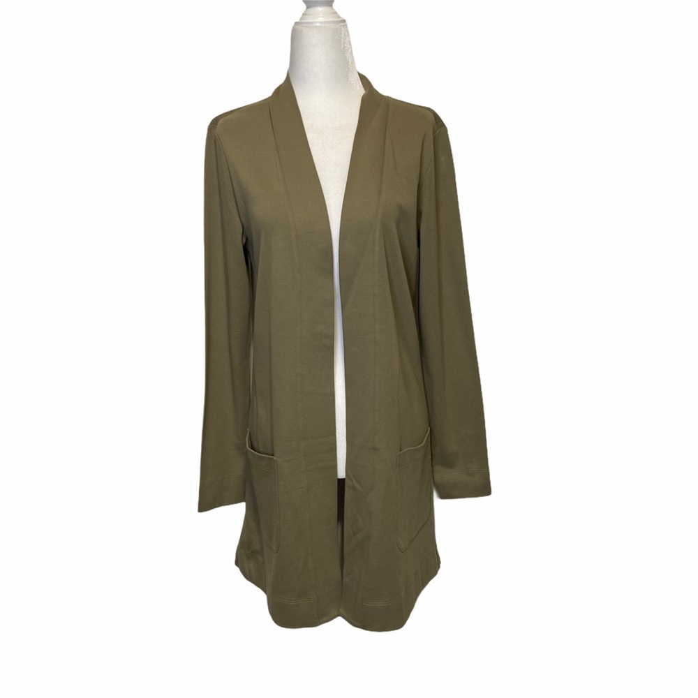 Isaac Mizrahi Live! Essentials Open Front Cardi XS